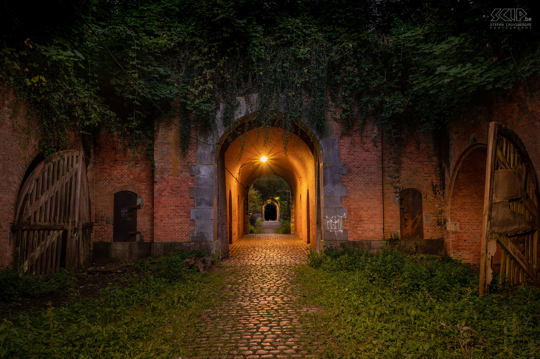 Hageland by night - Schaffen gate in Diest The Schaffense gate, part of the old city walls and 19th-century defensive belt of Diest Stefan Cruysberghs